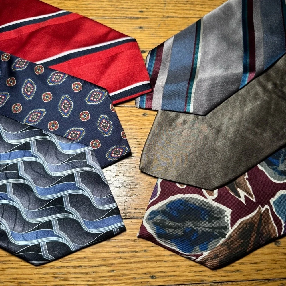 Vintage Men's Tie Collection - Multicolor Set